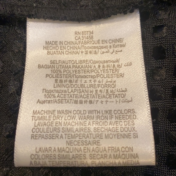 BCBGeneration Black A-Line Style Mini Dress - Picture 11 of 11